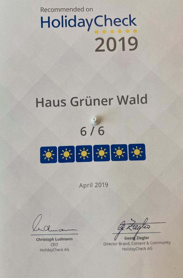 Apartmán Haus Gruener Wald Bartholomäberg Exteriér fotografie