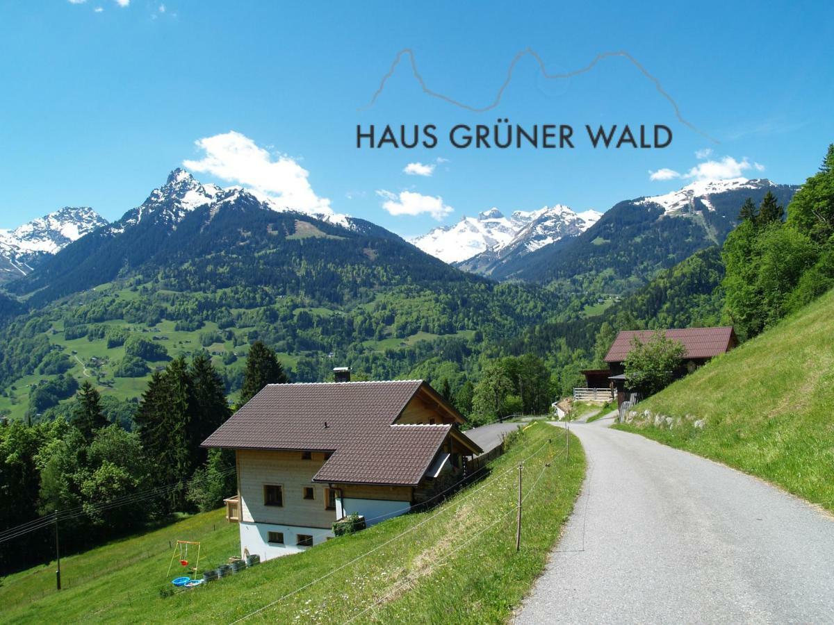 Apartmán Haus Gruener Wald Bartholomäberg Exteriér fotografie